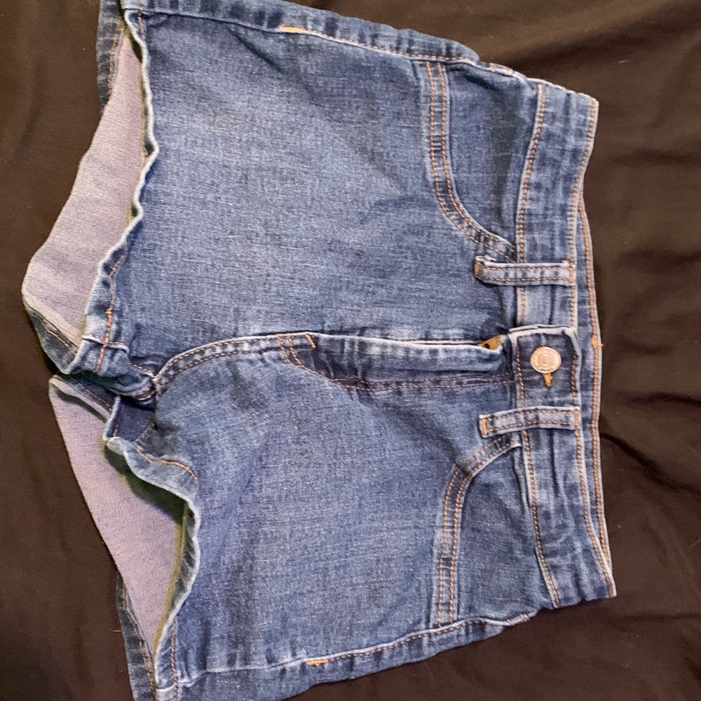 mini jean shorts